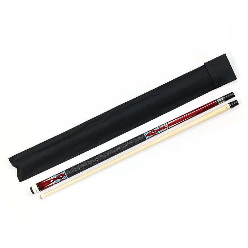 Portable Billiard Maple Cue With Fabric Cloth 1/2 Billiard Cue Bag for Sale