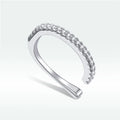 Qings Hot Sale 925 Silver Earrings Clip Earing Simple Ear Clip