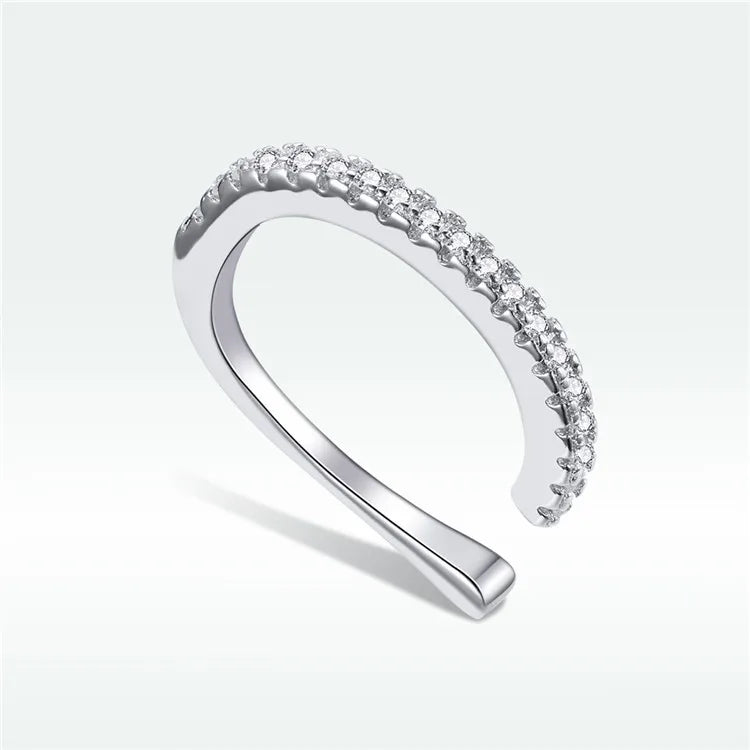 Qings Hot Sale 925 Silver Earrings Clip Earing Simple Ear Clip