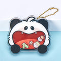 80mm Customizable Plastic Shaker Charms Hatogotchi Shaker Keychain with Acrylic Shaker Charms