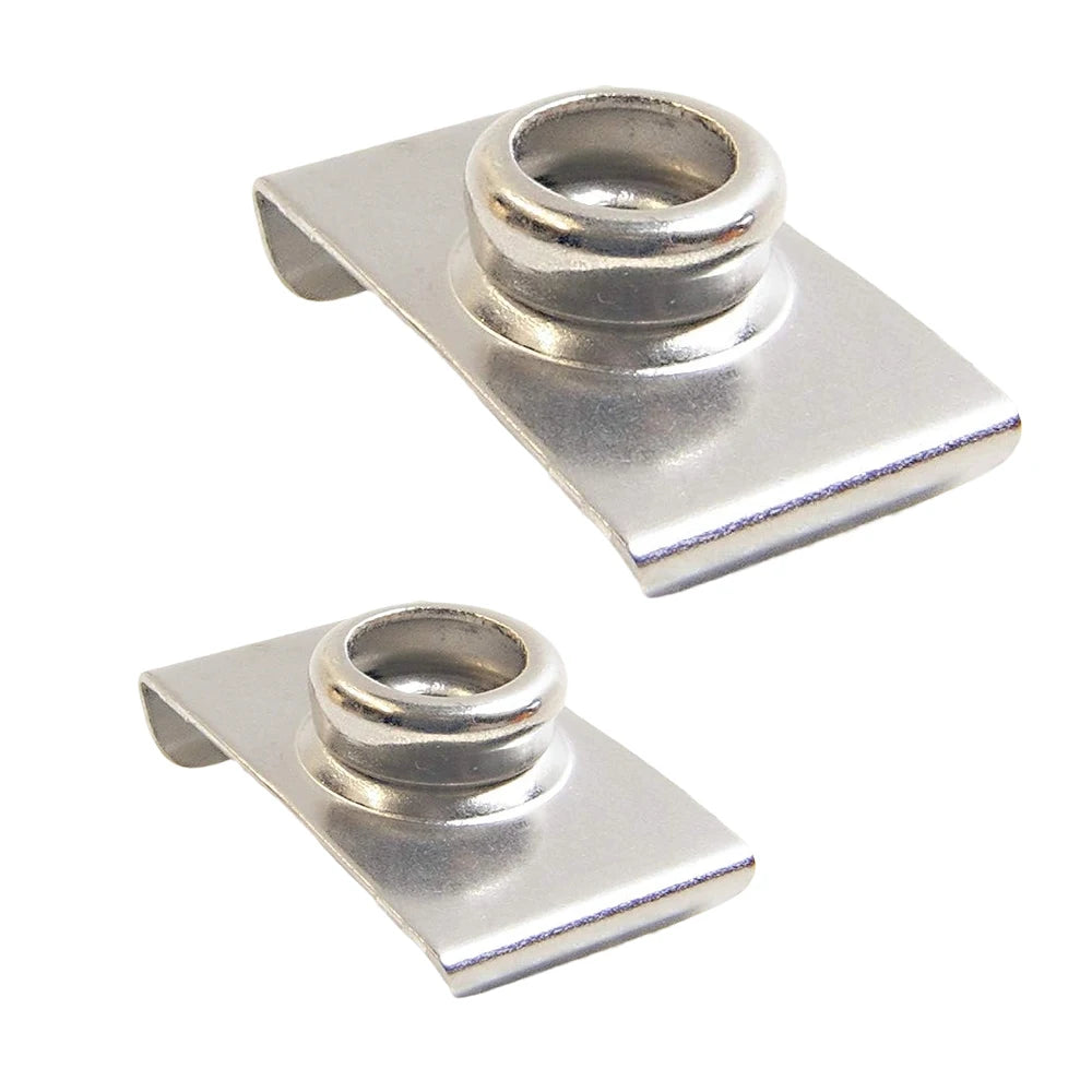 Oem Custom Sheet Metal Fabrication Metal Stamping Marine Windshield Snap Clip for Boat Canvas