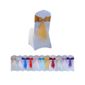 Chiffon Chair Sash Normal Chair Sashes Spandex Mesh Chair Sash