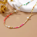 Go2boho Bohemian Colorful Beaded Necklace Pearls Choker Women Fashion Jewelry Designer Boho Handmade Miyuki Beads Necklaces