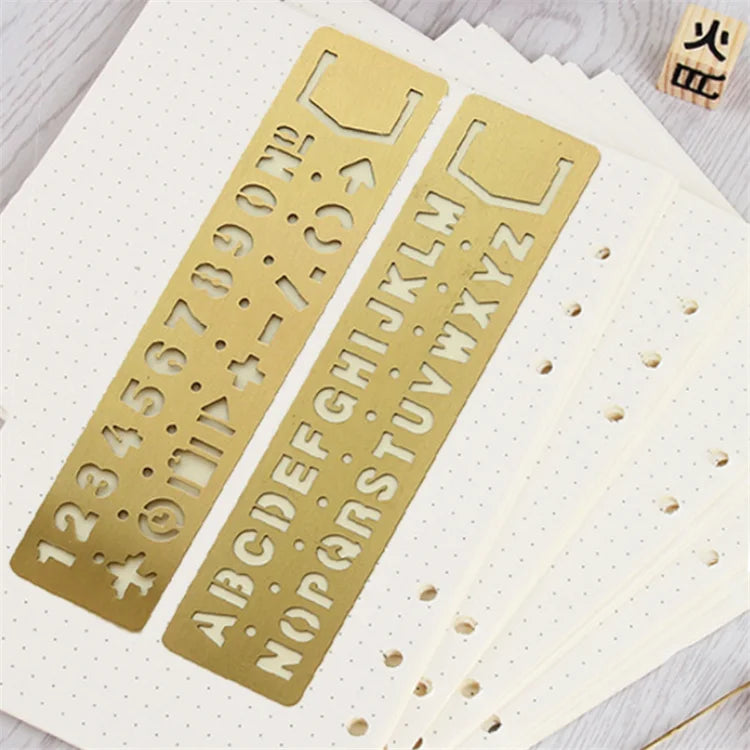 New Arrival Factory Sale Good Design Custom logo Metal Letter Number Bookmark