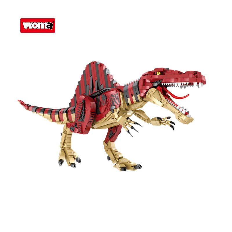Woma Toys C0449 2005pcs Assembly Plastic ABS Dinosaur Building Block Brick Toy Set for Boy