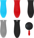 Silicone Sleeve Grip Handle Cover for Cast Iron Skillet Griddle Frying Pans-Cookware Handles & Spoon Rests Pot Clips