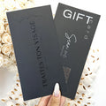 Luxury Unique Brand Name Gold Foil UV Thick Business Card Embossed Logo Gold Edges Free Custom Paper Paperboard Printing