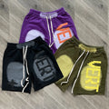 Custom Summer French Terry Shorts Heavyweight 100% Cotton Screen Printing Streetwear Vintage Sun Faded Acid Wash Shorts for Men