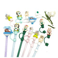 Dustproof Sealed and Splash-proof Suitable Reusable Straw Cap Drinking Straw Covers Christmas Gift