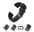 JUELONG 20mm 22mm Locking Feature Quick Release Summit FKM Rubber Watch Band Breathable FKM Rubber Watch Strap
