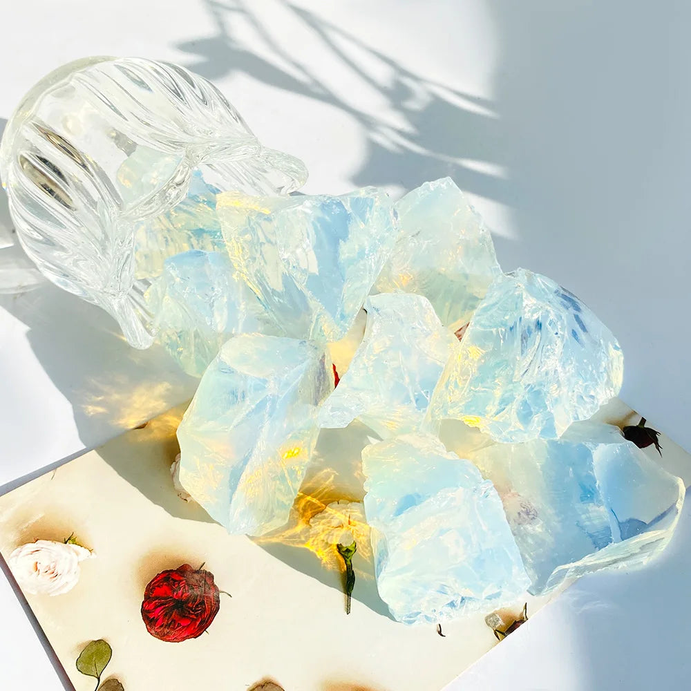 Factory High-quality Wholesale  Natural Raw Stone Opalite Crystal Rough Raw Crystal Opal for Home Decoration