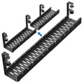 No Drilling Extendable Under Desk Cable Management Metal Tray Cord Organizer with Clamp