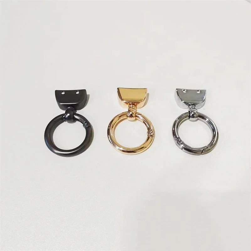 24mm Hardware Accessories Spring Key Ring With Screw Two Piece Hardware Set Diy Car Interior Accessories Key Chain