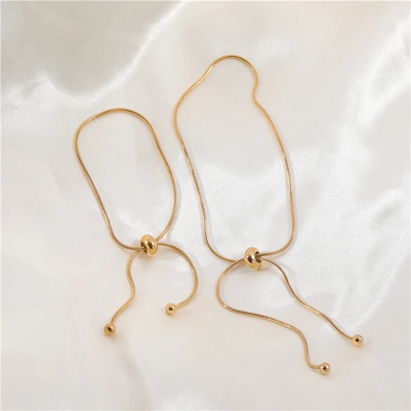 High End Gold Plated Stainless Steel Minority Design Adjustable Bracelet for Women Wholesale Jewelry