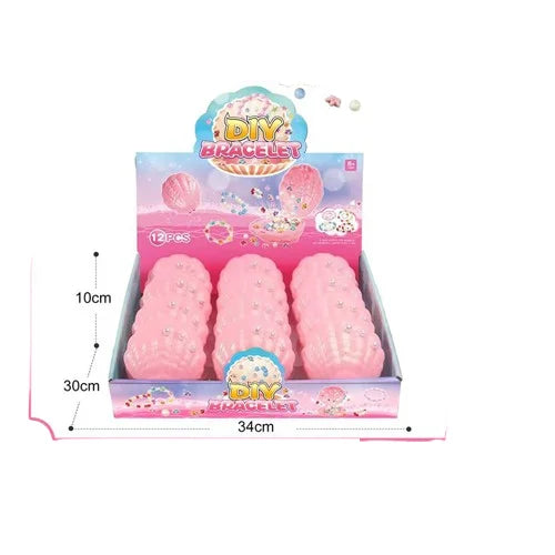 12PCS Blind Boxes Creative Product Kids Cute Shell DIY Beading Blind Box Popular Collectible Toys Gift for Birthday Gifts