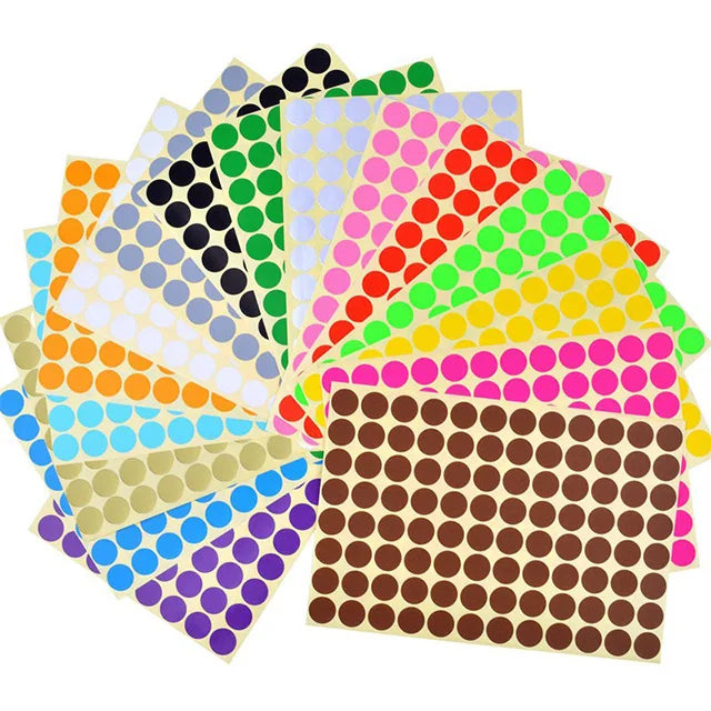 Custom Colored Coding Labels Self-Adhesive Vinyl Scratch-Off Stickers Laminated Finish for Promotion Grocery Supermarket Use