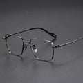New Style Square Men Eyeglasses Large Titanium Eye Glasses Big Frames Optical Eyewear Frames for Woman Spectacles
