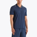 New Arrival Men's Lightweight Breathable Solid Zipper Woven Collar Short Sleeve for Shirts