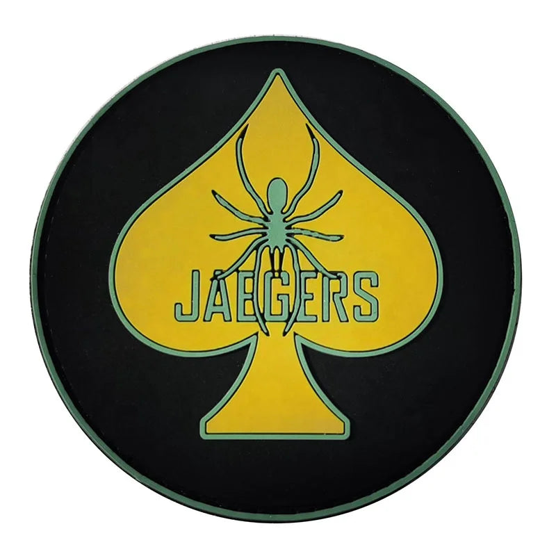 Supply Round Square Custom Embossed Logo Silicone Rubber Patch Hook and Loop Fasteners PVC Patches