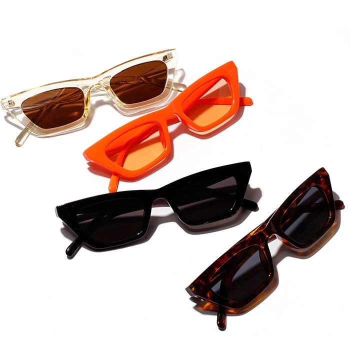 Newest Fashion Style Cheap Lady Sun Glasses Women's Retro Vintage Small Cat Eye Sunglasses