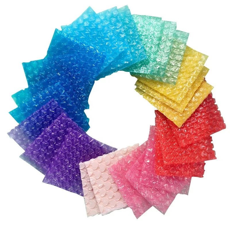 Yiwu Ming Huang Colorful Heart-Shaped Fashional Waterproof Protection Bubble Envelope Bags for Shipping
