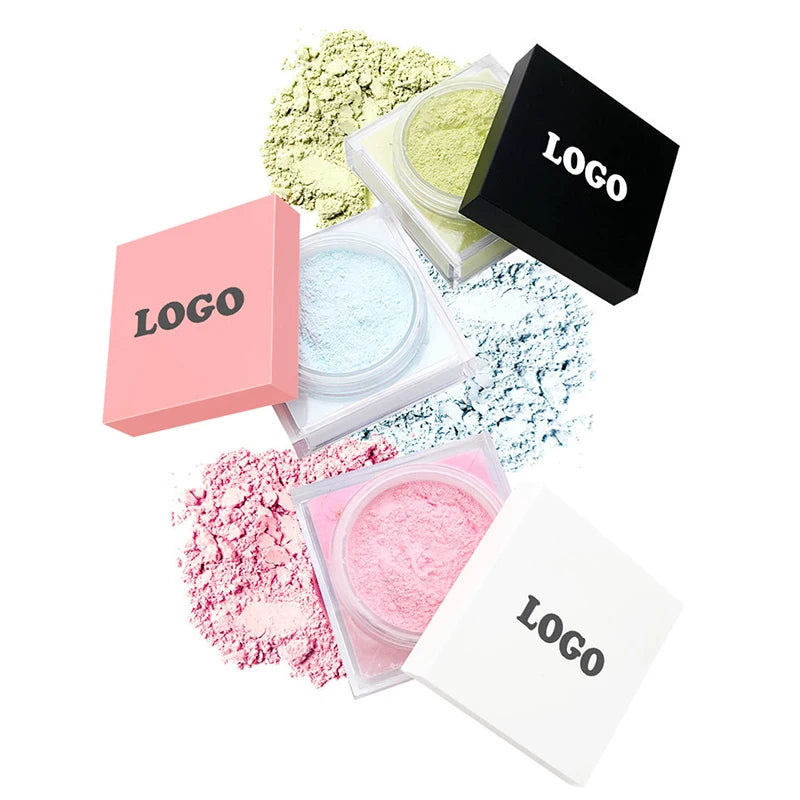 OEM Vegan Matte Best Face Pink Loose Setting Powder Private Label Makeup Silky Soft Cherry Blossom Loose Powder Palette