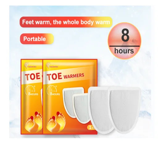 Hot Sell Foot Toe Warmer Patch to Keep Foot Warmer for Elderly Self Heating Foot Warmer Pad