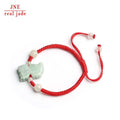 Natural A- Level Jade Hand-Made Bracelet Jade Dragon Men's and Women's Mascot Bracelet New Wholesale Auspicious Dragon