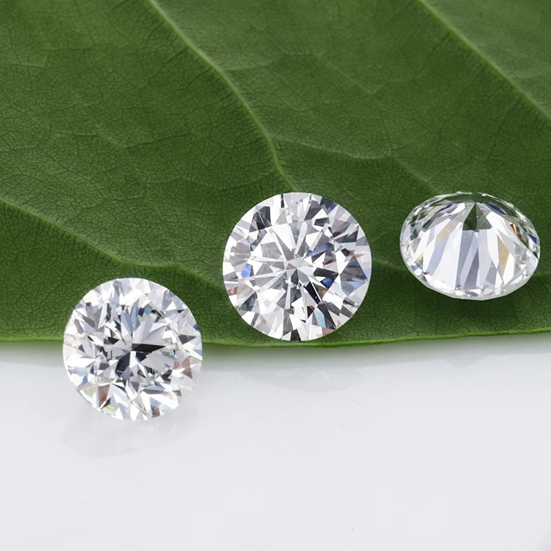 Wholesale HPHT Diamond Loose 0.21 0.3 Carat Round Shape  VVS Real Lab Diamond