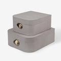 Customize Modern Luxury Storage Container Portable Woven Storage Box   Ring Box Jewelry Box