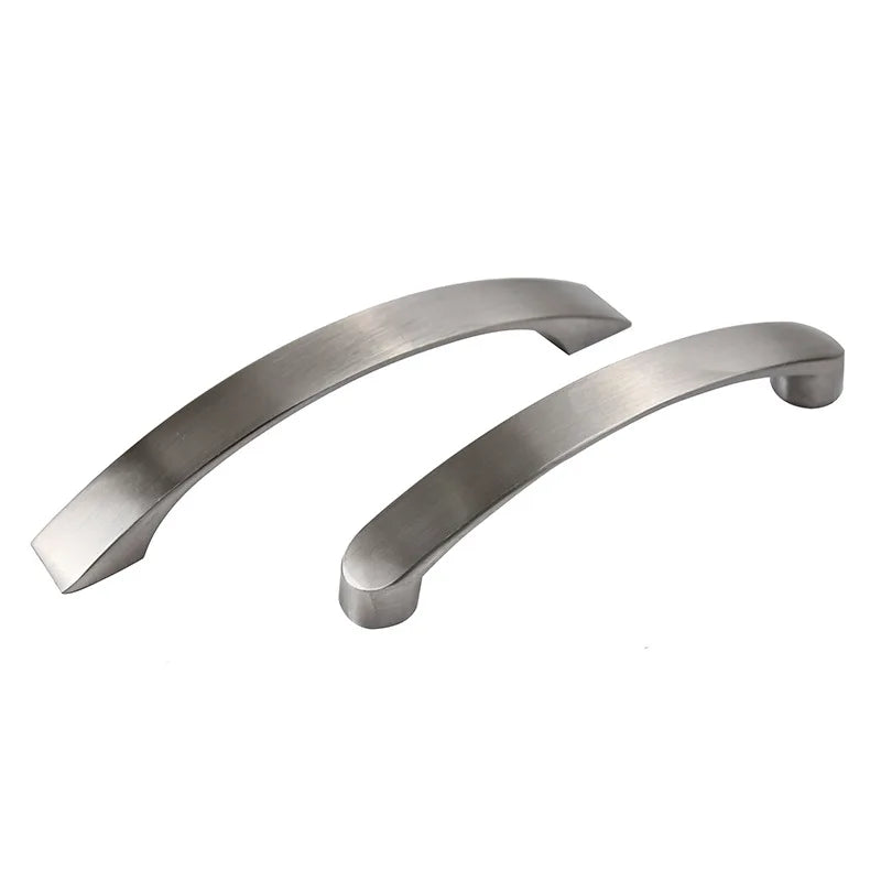 Modern Curved C Shape Flush Pull Furniture Hardware Handles for Kitchen Outdoor Bedroom Cabinets Drawers & Dressers