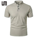 Liu Ming Custom Logo Summer New Products Men Casual Short Sleeve V Neck Fashion Basic T Shirts
