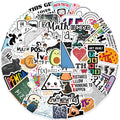 50pcs PVC Math Formula Stickers for Students Kid and Teens Water Bottle and Laptop Mathematical Formula Vinyl Decals