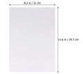 Reusable  A4/A5 120g Double Sided Washi Tape Blank Silicon Anti-sticking Hand Tent Release Paper Stickers Sheets