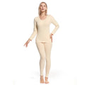 AI-MICH Women Custom Long Winter Thermal Underwear Wholesale OEM Spandex Autumn Windproof Clothes Coat Fleece Thermal Underwear