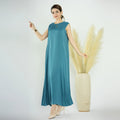2023 Muslim Solid Color Islamic Abaya  Fashion Modest Sleeveless Abaya  Muslim Plain Girl Abaya Women Islamic Clothing