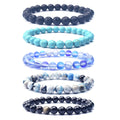 Natural Stretch Quartz Bracelet Beads Healing Energy Gemstone Bracelet for Women Man Jewellery