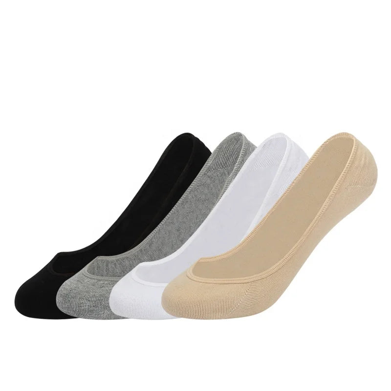 Women's Summer Thin Cotton Invisible No Show Loafer Boat Socks Breathable and Anti-Bacterial for Daily Use Wholesale