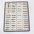 Novel Tie bar Sword Cufflinks and Tie Clip Gift Box Set Gold Tie Pins for Men