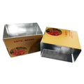 Customized Logo Insulated Foam Carton Box With Corrugated Aluminum Foil For Heat Insulation Food Transport