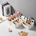 Fashionable Desktop Storage Rack Detachable Desktop Stationery Storage Case Wholesale Custom Good Price Storage Cosmetic Box