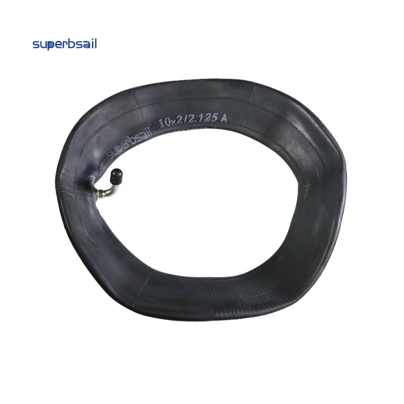 Superbsail 10X2.1250 Inner Tube Electric Scooter 10 Inch Tube Innertube 90 Degree Bent Valve for Electric Scooter Balance Part