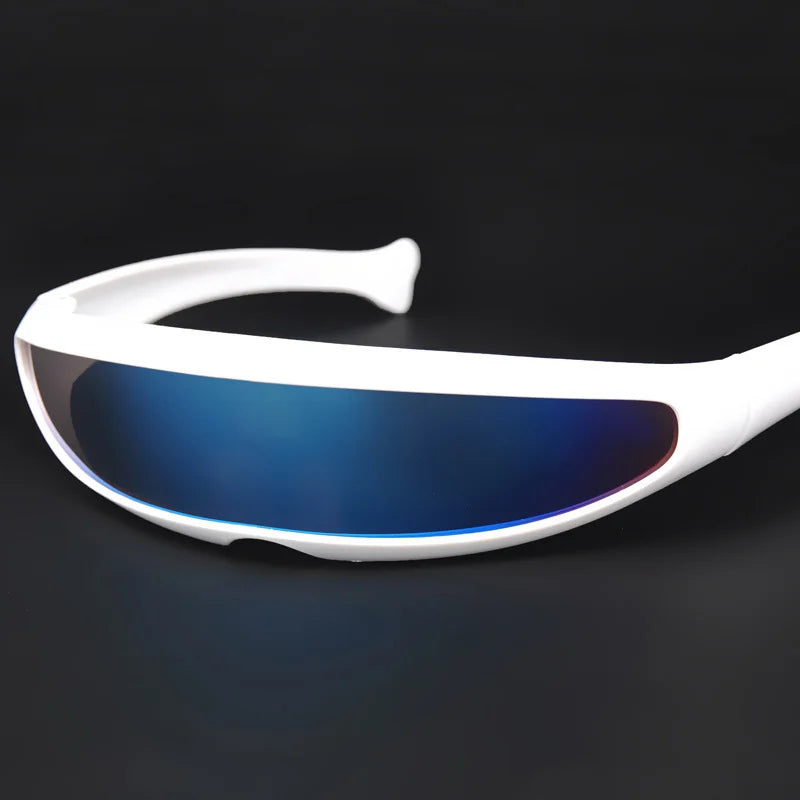 New Fashion Acrylic PC Frame UV400 One Piece Lens Outdoor Sports Cycling Riding Sunglasses