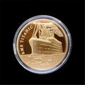RMS Titanic Commemorative Coin the Voyage Sailing Map Souvenir Collection Coin Gifts