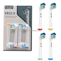Mishave High-end EB22-X Replacement Electric Toothbrush Head Nylon Bristles 304 Stainless Steel Removable Eco-friendly FSC