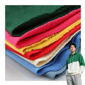 French Terry Fabric Customized Colors Knit Fabric Textile Raw Material 100% Cotton Knit Fabric for Hoodie Sweatsuit