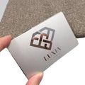 High-end Shining Mirror Metal Card Warranty Custom Laser Engraving Wedding Invitation Visit Mirror Membership VIP Card