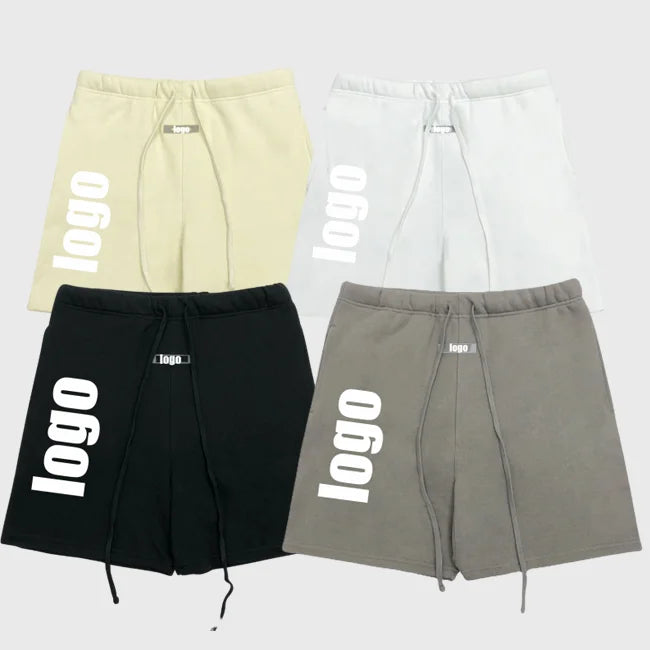 Custom LOGO Mens Clothing Casual Hip-Hop Shorts Popular High Street Men's Sports Shorts Oversized Essentials Shorts for Men