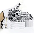 Factory Prices Black Pvc Dot Knitted Polycotton Cotton Gloves Safety Gloves Construction Industry Protection Gloves