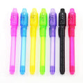 Plastic Disappearing Ink Pen Secret Message Check Money Kids Surprise Party Birthday Gift UV Light Invisible Pen